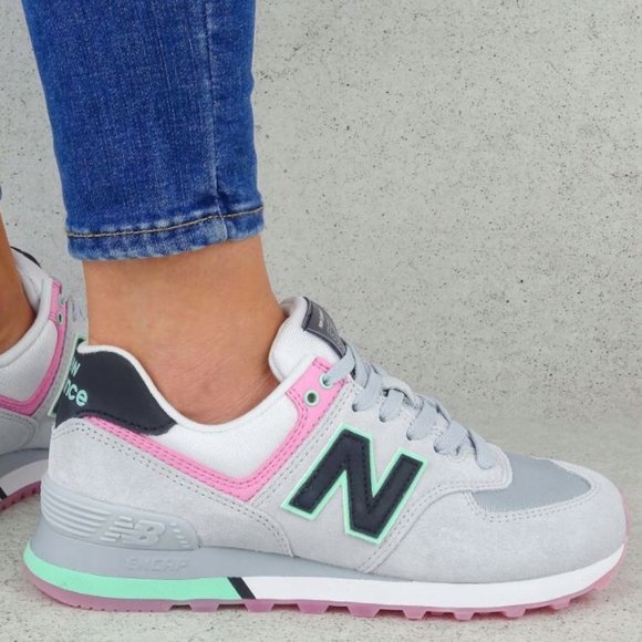 New Balance 574 Sneakers Women's Shoes WL574SAT - Picture 5 of 16